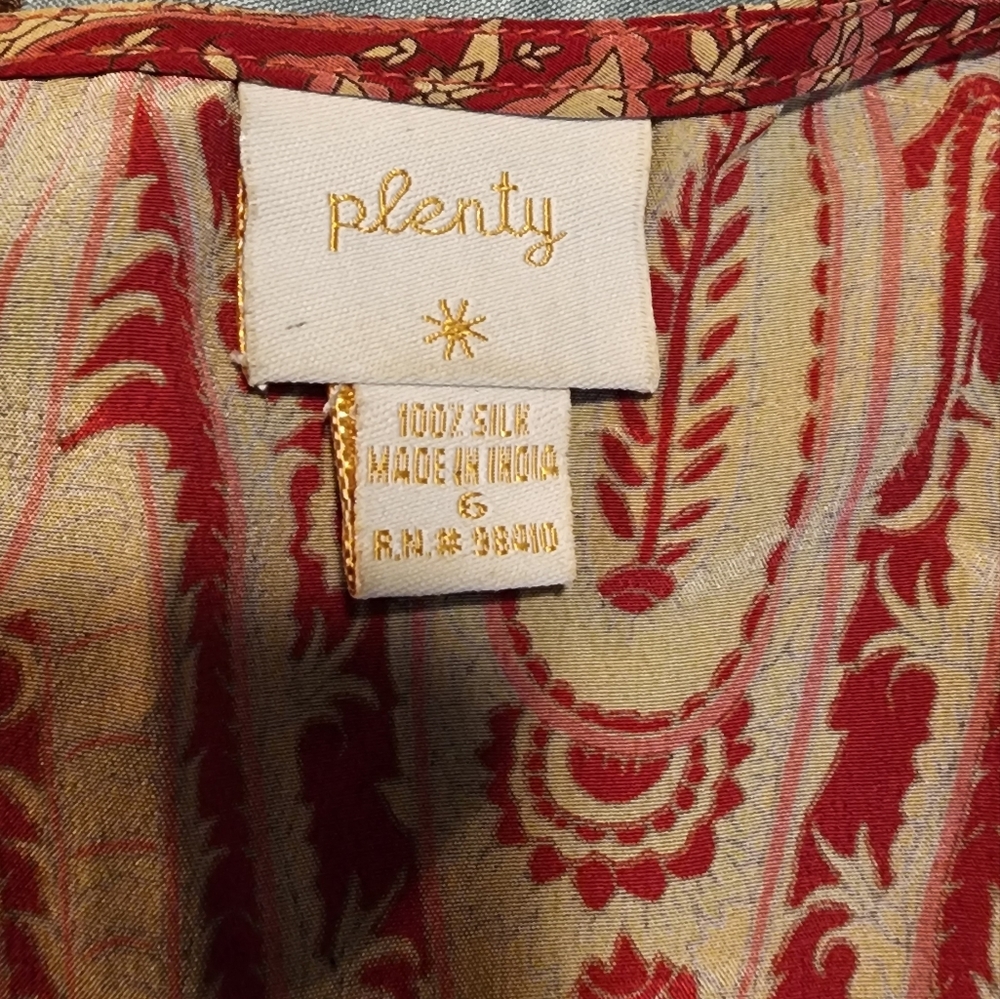Plenty wrap style blouse medium - Picture 4 of 5